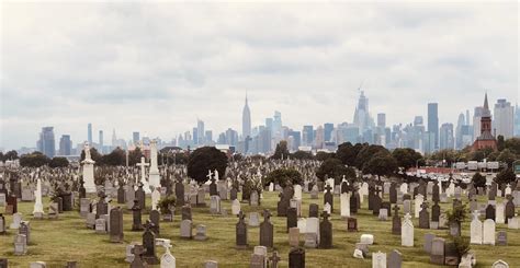 View From Calvary Cemetery At Queens Side Exit Of The