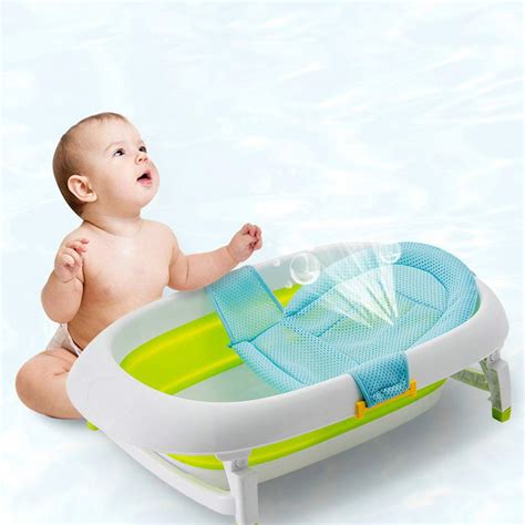 Here comes the perfect bath sling from sunbaby. Synthiiz Bathtub Sling, Newborn Baby Bath Seat Support Net ...