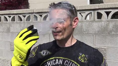 This Guy Throws Liquid Nitrogen In His Face For A Bizarre Science