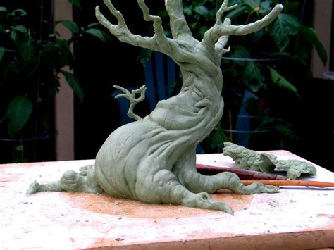 Tree Sculpture Wip Front By Randyhand On Deviantart Tree Sculpture