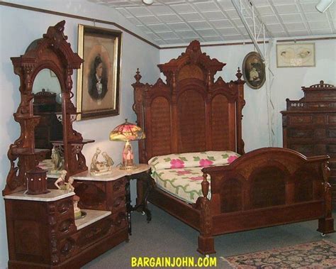Of course, victorian style is neither constant nor is it a homogenous, standardized style across the globe. Outstanding Two Piece Antique Victorian Walnut Bedroom Set ...