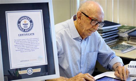 100 Year Old Man Breaks World Record For ‘longest Career In The Same