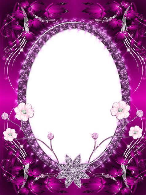 Beautiful Pink Transparent Png Photo Frame Happy Birthday Frame Free