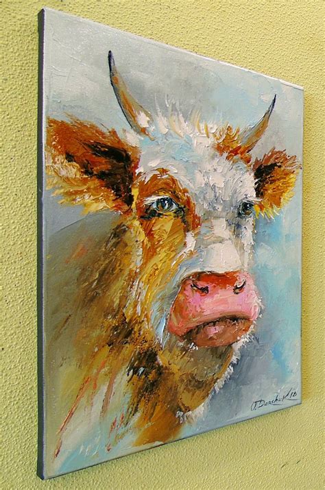 Young Bull Paintings By Olha Darchuk