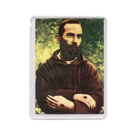 St Pio Vintage Holy Card With Relic Prayer Card Of St Padre Pio