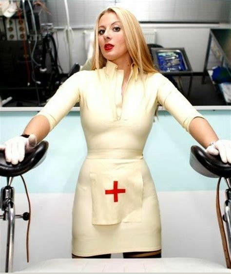 Beautiful Nurse Latex Gloves Disco Outfit Nurse Uniform Latex Dress