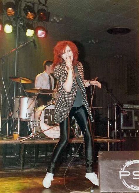 Wendy Wu Lead Singer Of The British New Wave Band The Photos In 1980 Wearing Black Spandex