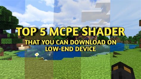 Maybe you would like to learn more about one of these? Top 5 Minecraft PE Shader That You Can Download On Low-End ...