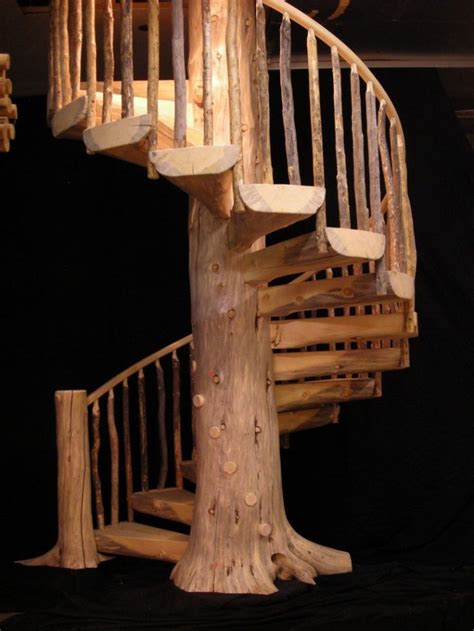 6 Sculptural Tree Trunk And Log Staircases To Spur Your Imagination