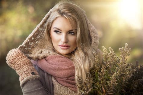 Sensual Beautiful Blonde Woman Stock Photo Image Of Caucasian Blond