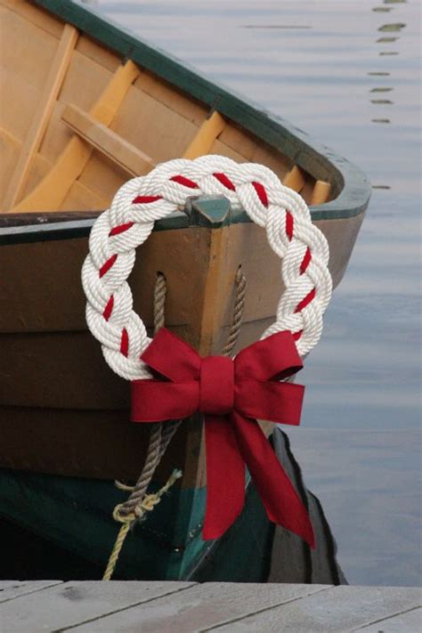 Nautical Rope Wreath By First Harbor Company Hand