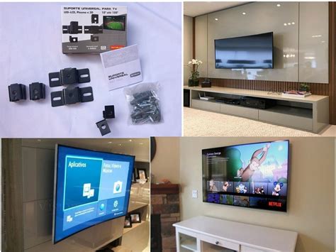 5cm (utilizando os espaçadores inclusos no kit de acessórios do atenção leia atentamente o manual antes de instalar vesa é a distância entre as 4 furações localizadas atrás da tv. Suporte De Tv Fixo De Parede/painel 32 4042 48 49 55 60 ...