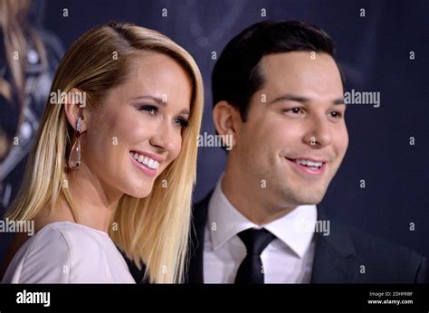 Anna Camp And Skylar Astin Attend The Premiere Of Universal Pictures Pitch Perfect At Dolby