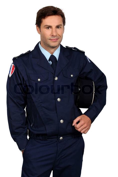 french policeman stock image colourbox
