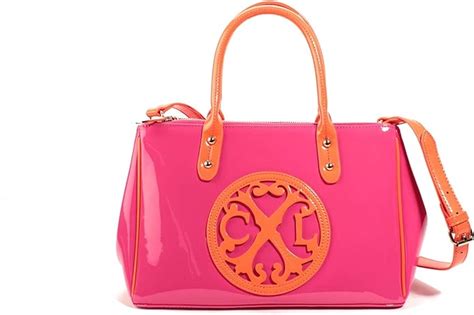 Christian Lacroix Bangle 7 Handbag Fuchsia Orange Uk Shoes And Bags