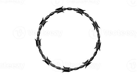 Barbed Wire Circle Png Transparent Barbed Wire Circle