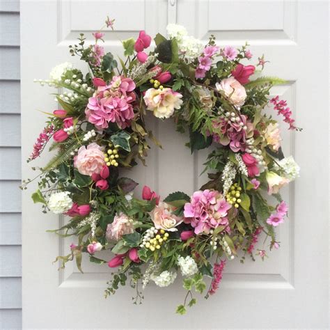 Xl Spring Wreath Valentine Wreath Front Door Etsy