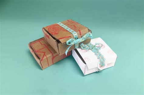 Diy Cardboard Box T Boxes With Lace Ties