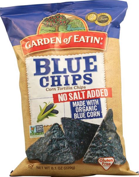 garden of eatin tortilla chips blue chips no salt added these are my favorite find in the