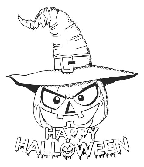 Free Halloween Coloring Pages To Print Out