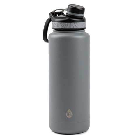 Tal Stainless Steel Ranger Tumbler Water Bottle 40 Fl Oz Gray