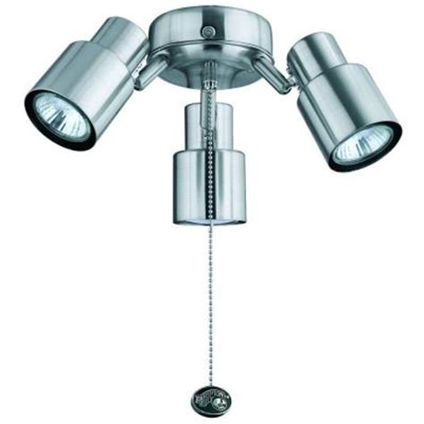 Hampton bay covington ceiling fan manual, videos, pictures, troubleshooting and more. Hampton Bay Razor 3-Light Brushed Nickel Ceiling Fan Light ...