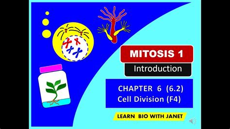 Change in table item page 10 (object distance for microscope: Biology Form 4 KSSM Chapter 6 (6.2) Mitosis 1 - YouTube