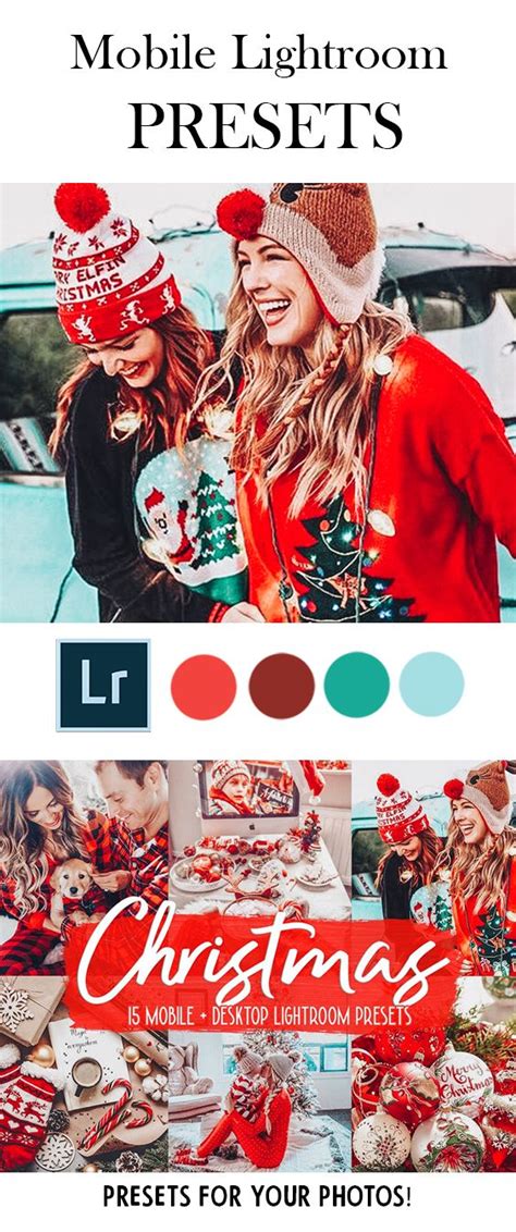 The preset was created in a retro style. 10 Lightroom Mobile Presets, Merry Christmas Filter, Warm ...