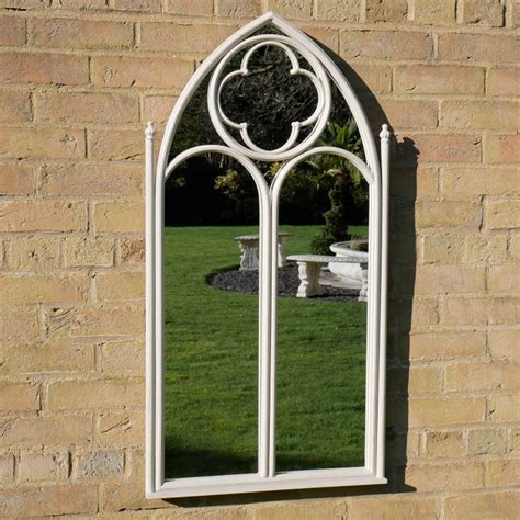 Arched Gothic Garden Mirror Garden Mirrors Outdoor Mirrors