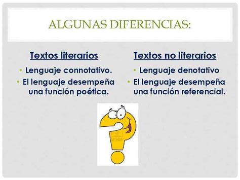 Lenguaje Y Comunicacion Textos Literarios Y No Literarios Kulturaupice