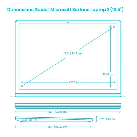 Surface Laptop Studio Dimensions