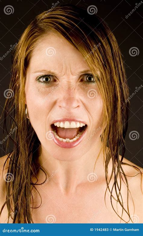 Angry Woman Stock Image Image Of Cute Nasty Females