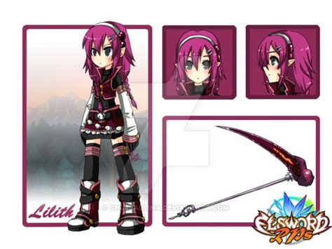 Elsword RPs Lilith By ChibiSalLina Elsword Character Illustration