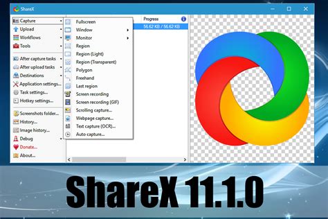 ShareX 11.1.0 получил новый редактор изображений Greenshot ...