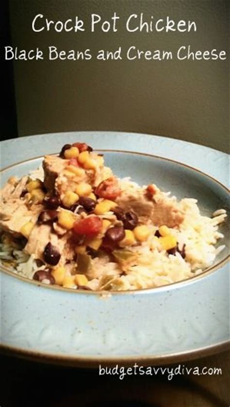 Add cream cheese, cover and continue to cook on high for 30 minutes. Black bean salsa, Cream and Black beans on Pinterest