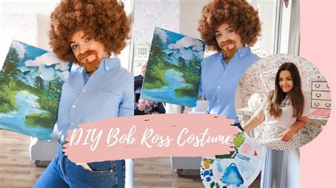 Diy Bob Ross Halloween Costume And I Followed A Bob Ross Painting