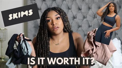 is skims worth it skims review try on haul curvy girl edition youtube