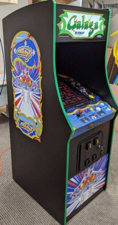 Full Size Galaga Iconic Multigame Arcade With Trackball For Sale