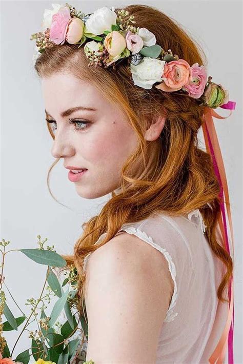 Wedding Flower Crown For Beautiful Brides Wedding Bride Flower Crown