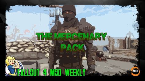 Fallout 4 Armature Armors Mod The Mercenary Pack Youtube