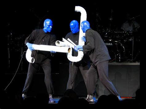Blue Man Group The Blue Man Group Performed At The Superco Flickr