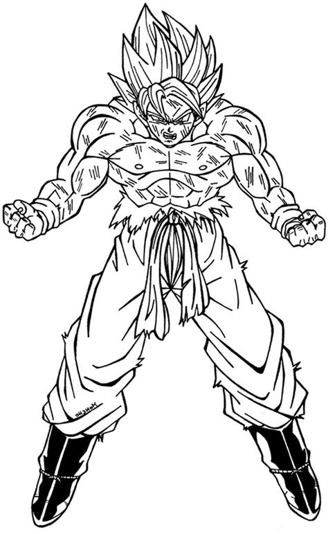 100 Mais Goku Para Colorear Ultra Instinto Imagenes De Goku Para