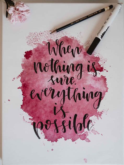 Tutorial: Aquarellfleck mit Handlettering Spruch auf ... I have a background rooted in graphic design and marketing, which helped significantly in approaching layout.
