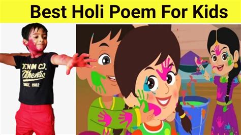Holi Poem For Kids In English Holi A Beautiful Poem Holi Poem In