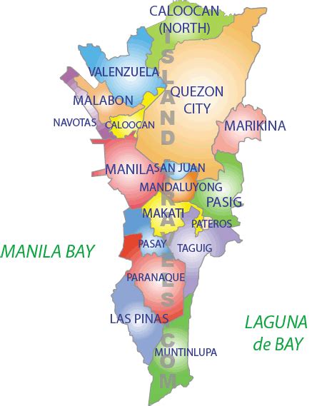 Manila Metro Map Travelsfinderscom