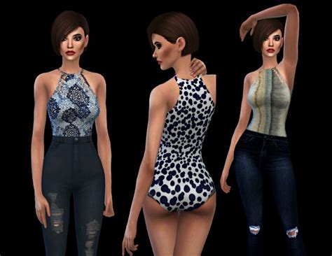 Celeste Bodysuit At Leo Sims Sims 4 Updates