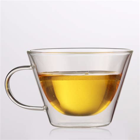 200ml simple double layer coffee mug high temperature glass teacup creative milk juice cup with