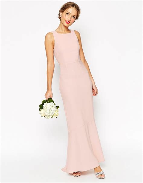 Pink Bridesmaid Dresses Fishtail Asos Bridesmaid And Wedding