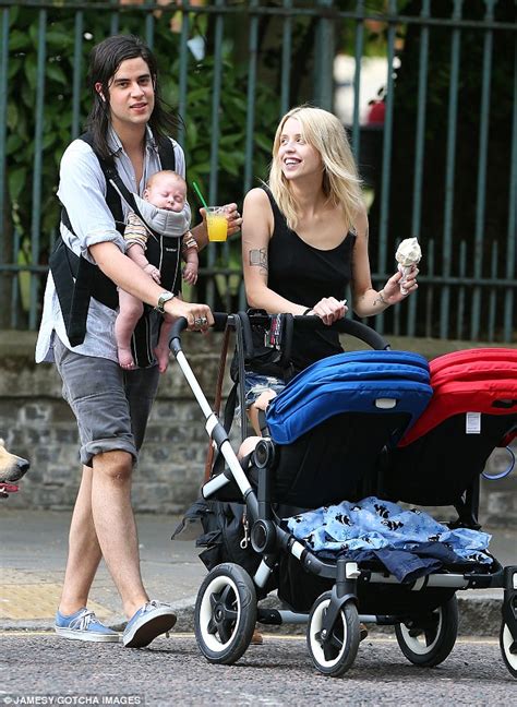 Peaches Geldof And Husband Thomas Cohen Make The Most Of The Sunny Weather As They Head Out For