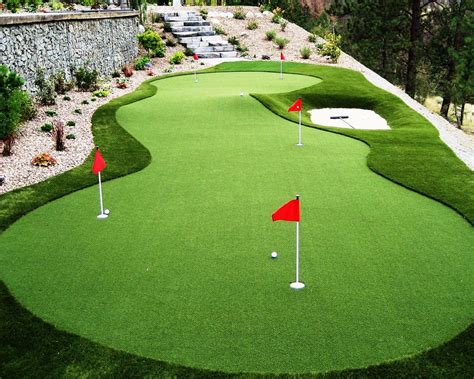 Outdoor putting greens in arizona have been a hot commodity throughout the year. Artificial Grass Installation Photo Gallery | Backyard ...